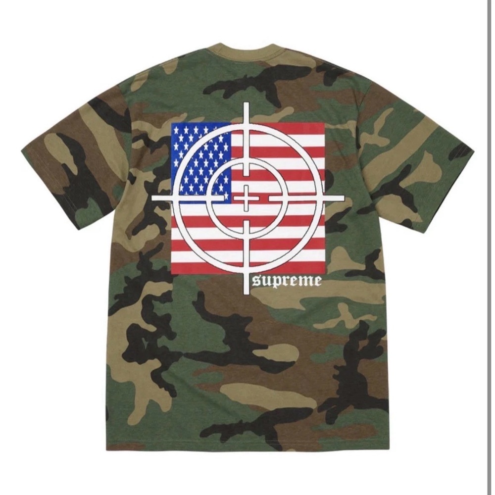 Supreme woodland Camo Target Tee xl